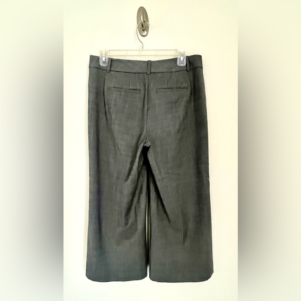 WHITE HOUSE BLACK MARKET Nell Gray Cropped Career Work Style Pant Size 4 EUC - Picture 3 of 11